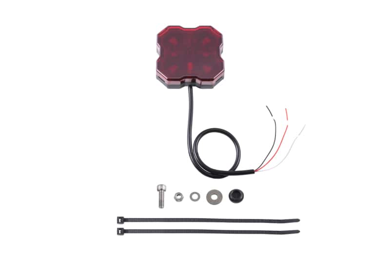 Diode Dynamics — Diode Dynamics Stage Series Single Color LED Rock Light - Red Hookup (one) - view 1