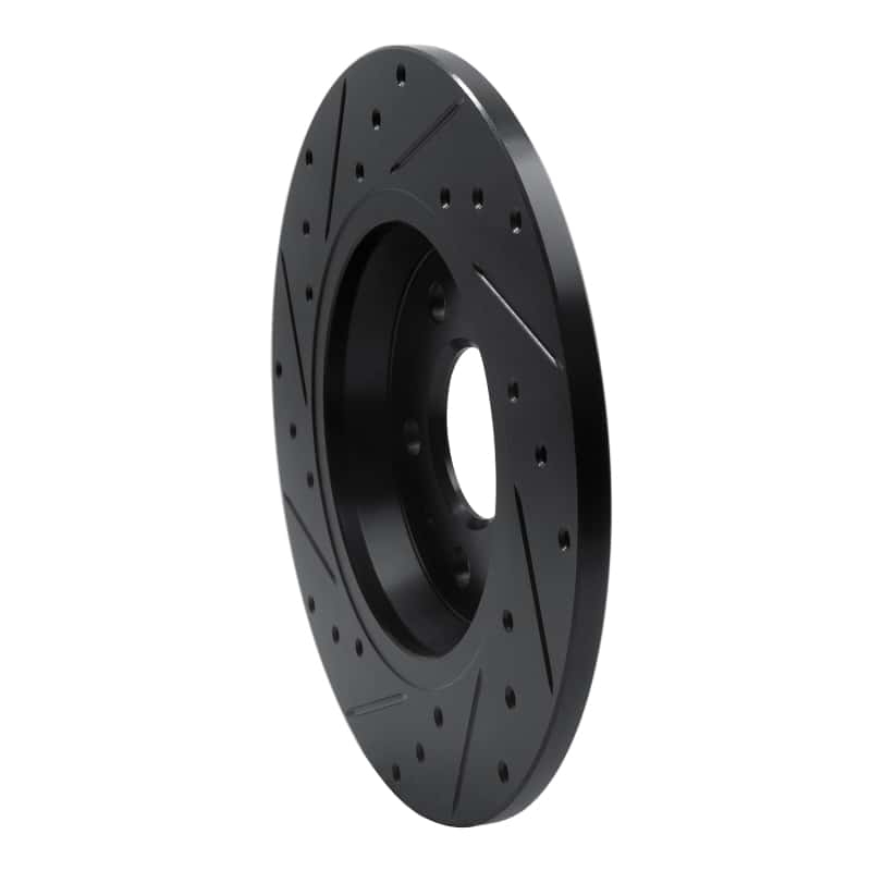 R1 Concepts — R1 09-25 Audi A4 Rear Right Drilled & Slotted Black Brake Rotor
R1 Brake Rotor Drill - view 4