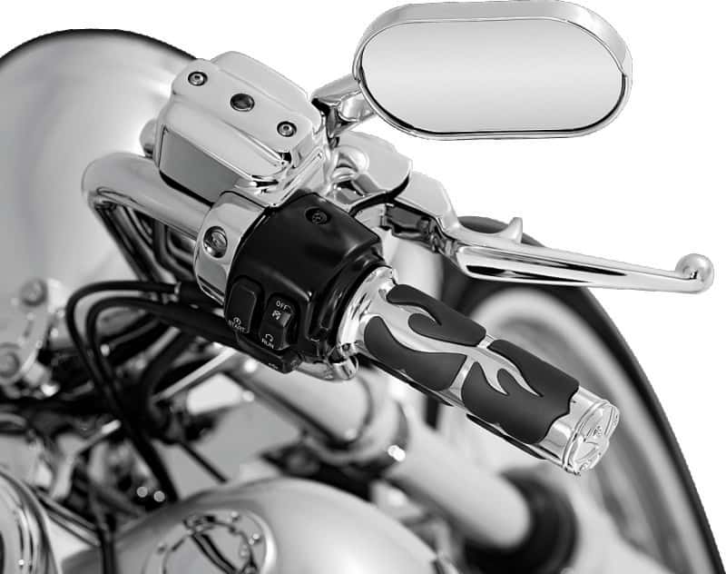 Kuryakyn — Kuryakyn ISO Flame Grips Metric Chrome - view 2
