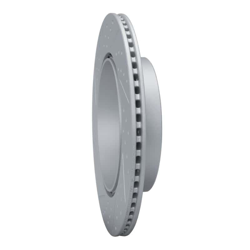 R1 Concepts — R1 07-15 Mazda Cx-9 Rear Right Drilled & Slotted Geo-Carbon Rotor - view 4