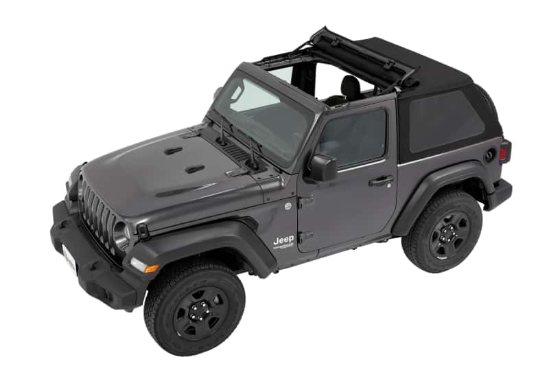 Bestop — Bestop 18-26 Jeep Wrangler JL 2-Door Trektop (Premium Black Twill)
Trektop - view 6