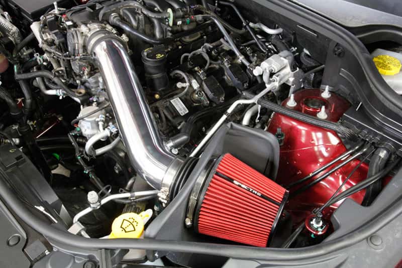 Spectre — Spectre 16-18 Jeep Grand Cherokee V6-3.6L F/I Air Intake Kit - Polished w/Red Filter
Spectre Air Intake K
Air Intake System - view 11