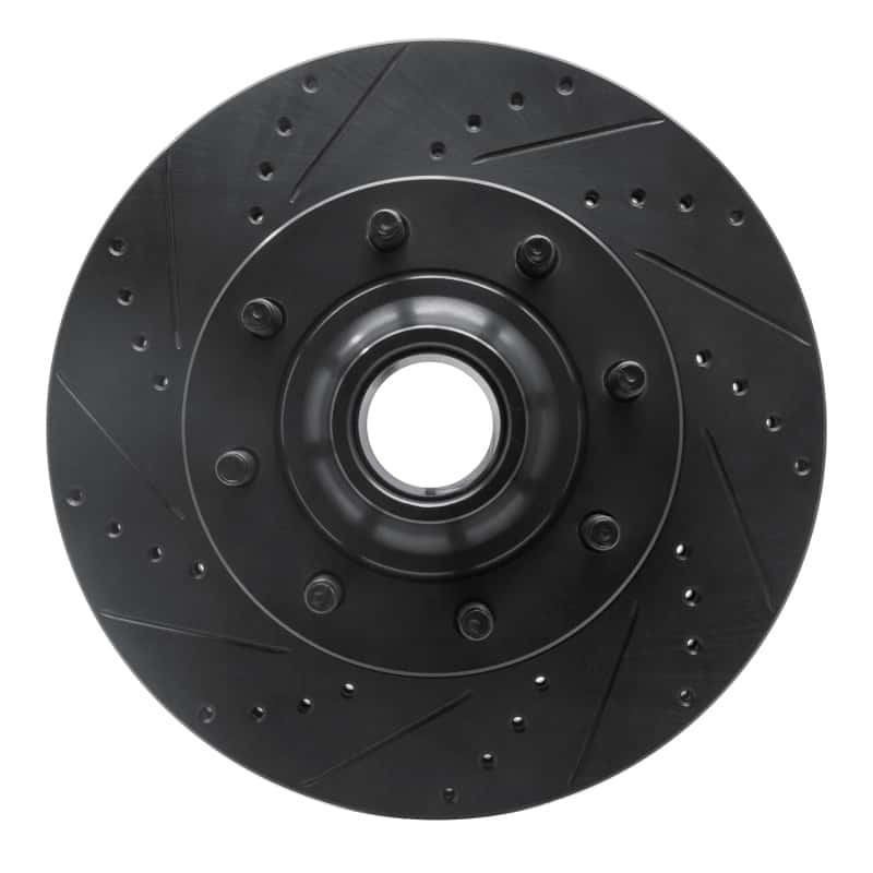 R1 Concepts — R1 08-25 Ford E-350 Super Duty Front Left Drilled & Slotted Black Brake Rotor
R1 Brake Rotor Drill - view 1