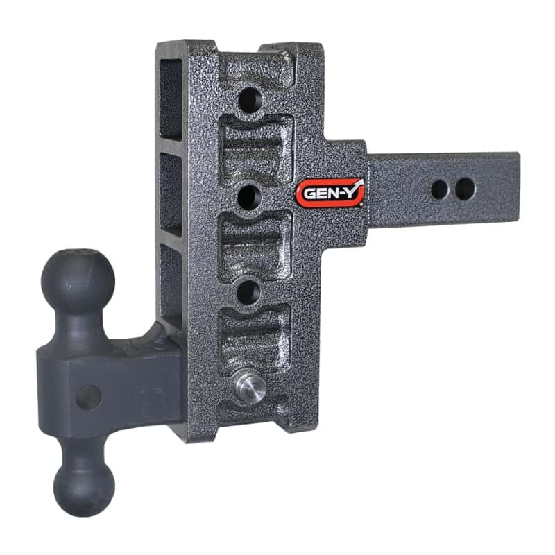 GEN-Y Hitch — Gen-Y Mega Duty 2.5in Shank 6in Offset Drop 3.5K TW 32K Hitch w/GH-0161 Dual-Ball
Drop Hitch - view 3