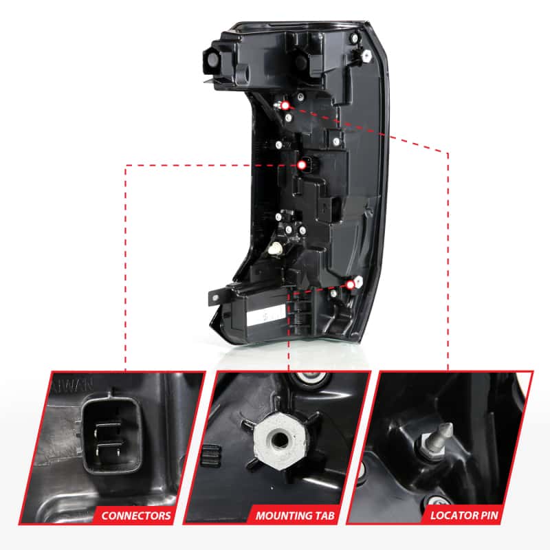 ANZO — ANZO 22-24 Toyota Tundra (Does Not Fit LED Seq. Models) Z-Series Full LED Tail Lights - Pair - view 6