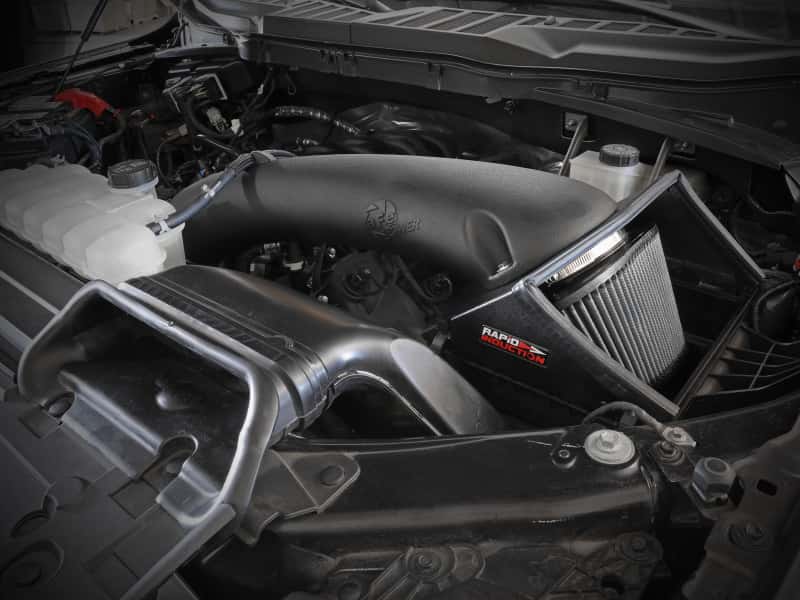 aFe — aFe Rapid Induction Cold Air Intake System w/Pro DRY S Filter 2021+ Ford F-150 V8-5.0L
Cold Air Intake - view 9