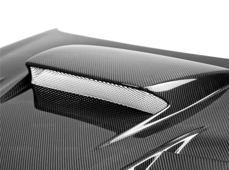 Seibon — Seibon 06-07 Subaru WRX/STi CWII Carbon Fiber Hood - view 14