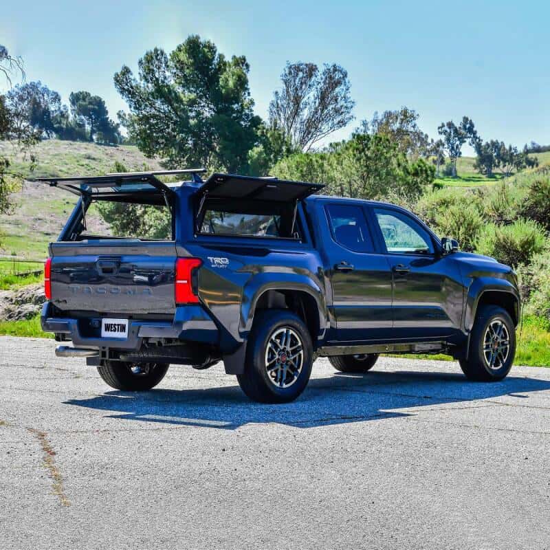 Westin — Westin EXP Truck Cap COMPLETE KIT A + BS (24-25 Toyota Tacoma 5ft. Bed) - Black - view 6
