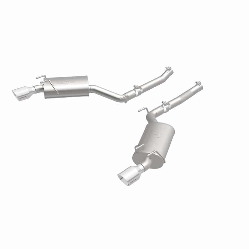 Magnaflow — MagnaFlow Axle-Back Stainless Dual Split 4in Polished Tips 10-15 Chevrolet Camaro Convert. 3.6L V6
Axle-Back
Cat-Back - view 3