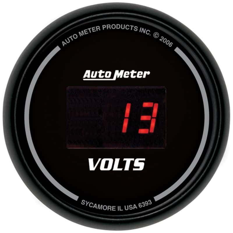 AutoMeter — AutoMeter Gauge Kit 5 Pc. 3-3/8in. & 2-1/16in. Elec Speedo Digital Black Dial W/ Red Led
SPORT COMP DIGITAL 5 - view 8