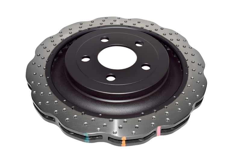 DBA — DBA 15-20 Ford Mustang (w/GT Performance Package) Rear 4000 Series Drilled Wavy Rotor
Brake Rotor
Brake Disc - view 2
