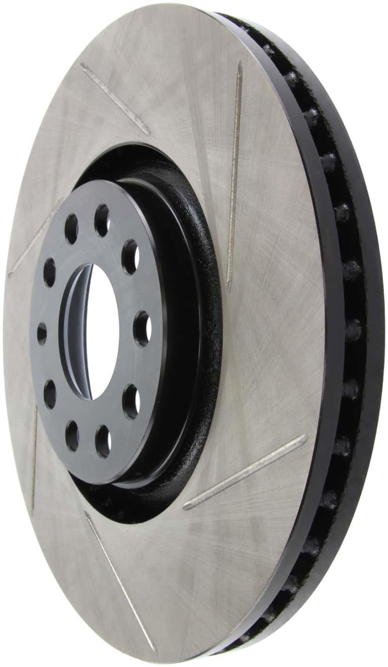 Stoptech — StopTech Power Slot 01-06 Audi Allroad / 05-09 A4 / 6/99-04 A6 / 99-02 S4 Left Front Slotted Rotor
Sport Slotted Rotor
Disc Brake Rotor - view 4