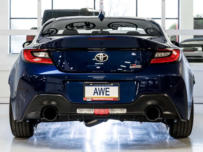 AWE Tuning — AWE Subaru BRZ / Toyota GR86 / Toyota 86 Track Edition Cat-Back Exhaust- Diamond Black Tips
Track Exhaust - view 3
