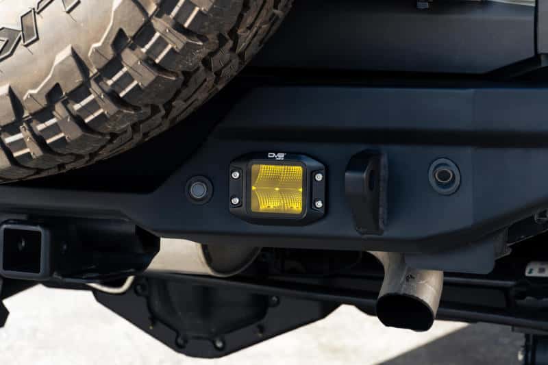 DV8 Offroad — DV8 3-Inch Elite Series LED Amber Flush Mount Pod Light - view 3