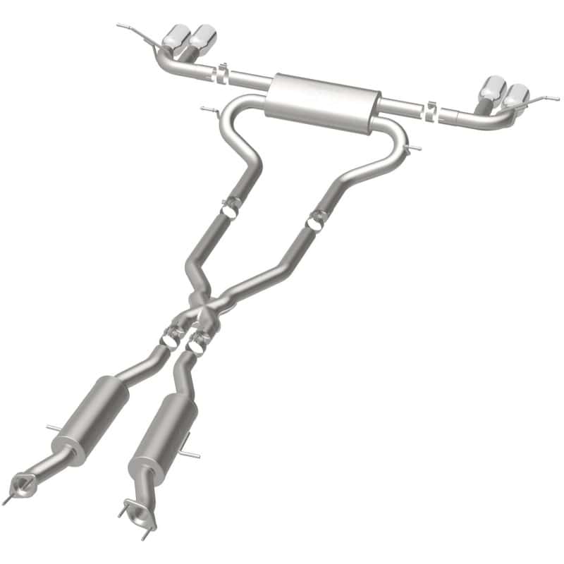 Magnaflow — MagnaFlow Cat Back, SS, 2.5in, Quad Split Polish 4in tip 14-15 Jeep Grand Cherokee 3.6L/5.7L V6/V8
Cat-Back - view 31