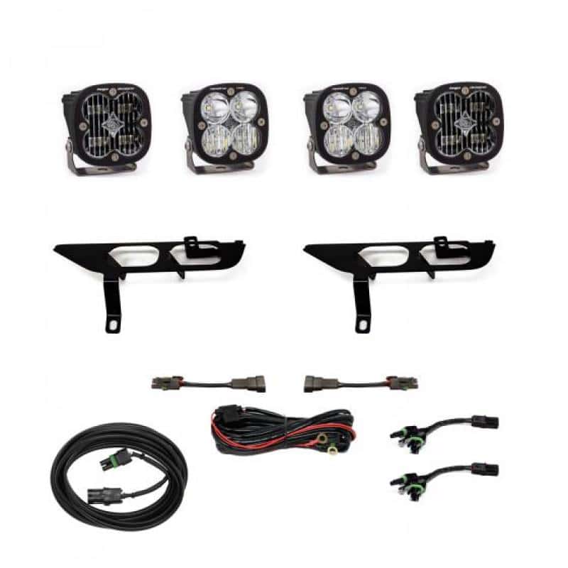 Baja Designs — Baja Designs 2021+ Ford F150 Fog Pocket Kit SAE Clear Squadron Pro DC - view 1