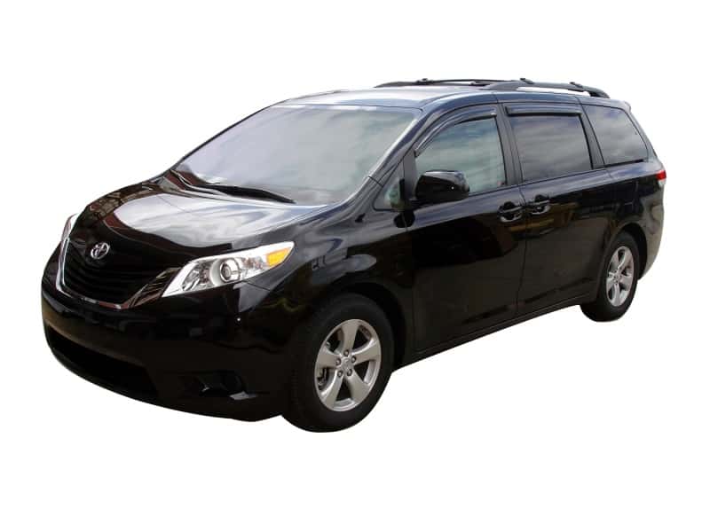 AVS — AVS 11-18 Toyota Sienna Ventvisor Outside Mount Window Deflectors 4pc - Smoke
Side Window Vent
VENTVISOR 4PC - view 2
