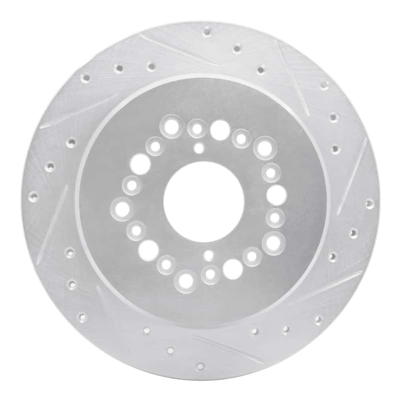 R1 Concepts — R1 92-00 Lexus SC400 Rear Right Drilled & Slotted Silver Brake Rotor
R1 Brake Rotor Drill - view 1