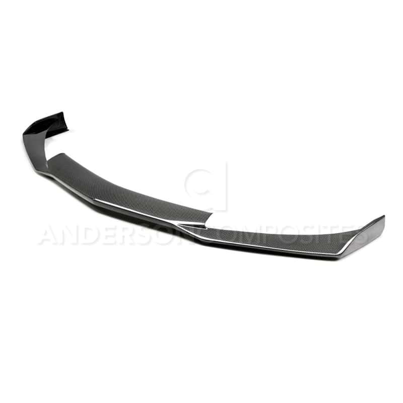 Anderson Composites — Anderson Composites 17-18 Chevy Camaro ZL1 1LE Carbon Fiber Front Splitter - view 1
