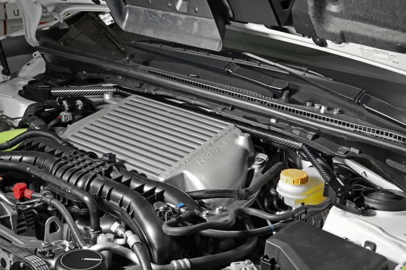 Perrin Performance — PERRIN 08-21 Subaru WRX/STI Front Strut Brace - Carbon Fiber - view 5