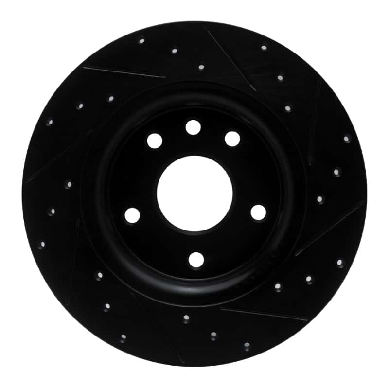 R1 Concepts — R1 17-25 Chrysler Grand Caravan Rear Left Drilled & Slotted Black Brake Rotor
R1 Brake Rotor Drill - view 5