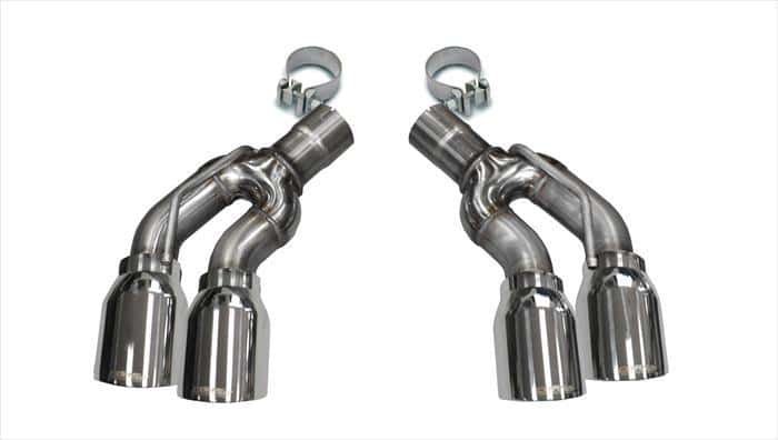 CORSA Performance — Corsa 2016-2019 Cadillac CTS-V 2.75in Inlet / 4.0in Outlet Polished Tip Kit (For Corsa Exhaust Only)
Exhaust - view 5