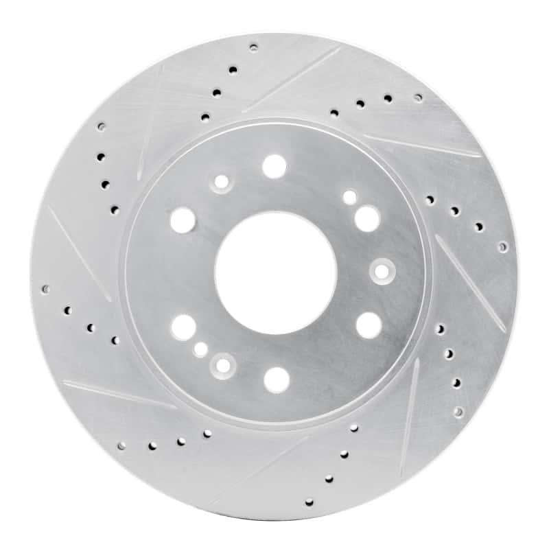 R1 Concepts — R1 05-19 Chevrolet Silverado 1500 Front Left Drilled & Slotted Silver Brake Rotor
R1 Brake Rotor Drill - view 1