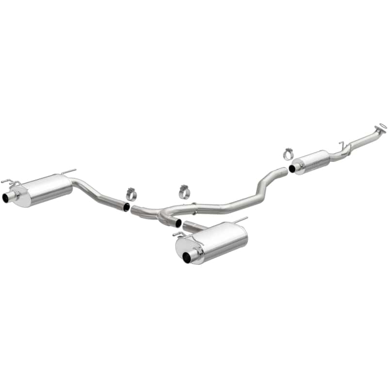 Magnaflow — MagnaFlow CatBack 2018 Honda Accord L4 2.0LGAS 2.5in Dual Outlet Stainless Street Series Exhaust
Cat-Back - view 2
