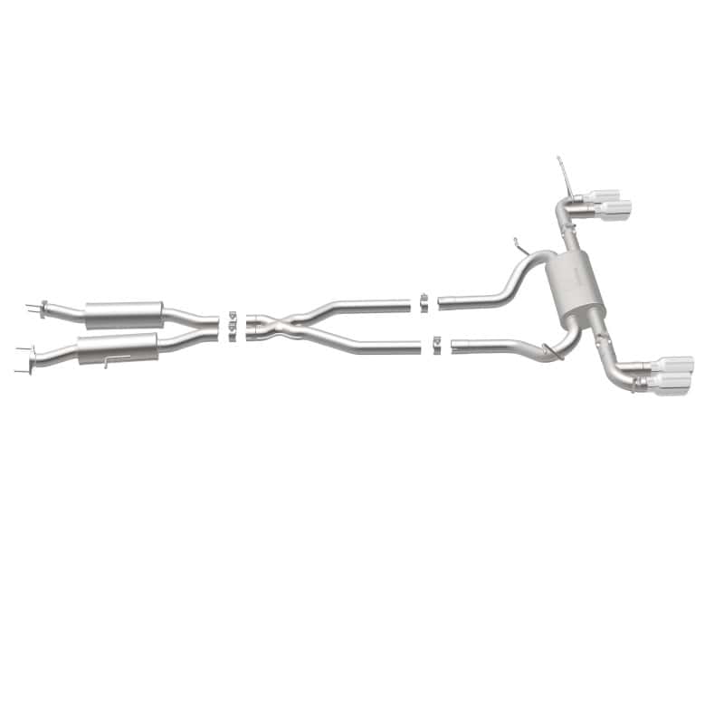 Magnaflow — MagnaFlow Cat Back, SS, 2.5in, Quad Split Polish 4in tip 14-15 Jeep Grand Cherokee 3.6L/5.7L V6/V8
Cat-Back - view 17