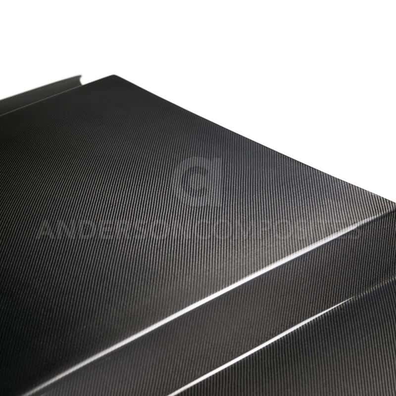 Anderson Composites — Anderson Composites 10-12 Ford Mustang Type-CJ 3in Carbon Fiber Cowl Hood - view 6