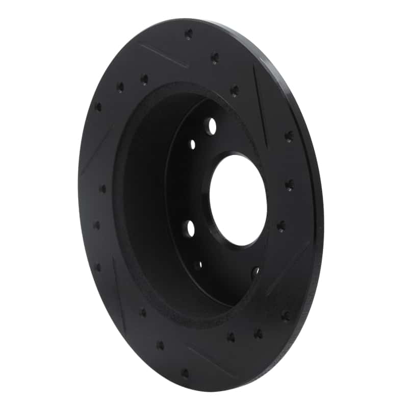 R1 Concepts — R1 98-02 Acura CL Rear Left Drilled & Slotted Black Brake Rotor
R1 Brake Rotor Drill - view 4
