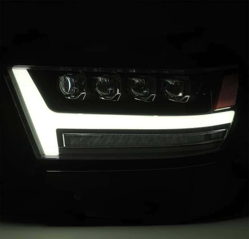 AlphaRex — AlphaRex 19-20 Ram 1500HD NOVA LED Proj Headlight Plank Style Matte Blk w/Activ Light/Seq Signal/DRL
Projector Headlights - view 4