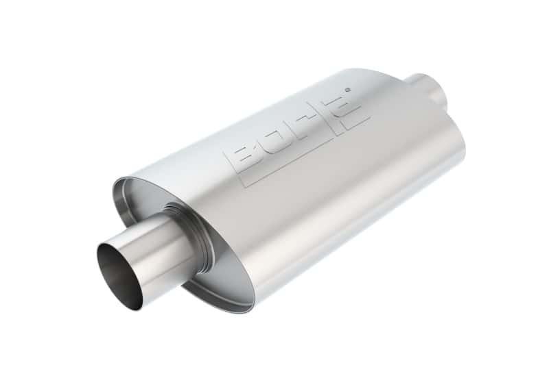 Borla — Borla XR-1 Racing Sportsman 2 1/2 inch Outlet / 2 1/2 inch Inlet 12in Case Oval Muffler
XR-1 Sportsman Muffl
Muffler - view 3