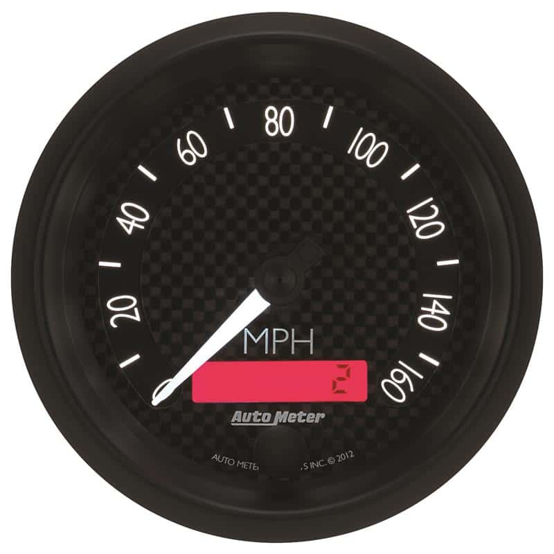 AutoMeter — Autometer GT Series 3-3/8in In Dash 0-160 MPH Electronic Programmable Speedometer
3-3/8" SPEEDO, 160 M - view 5