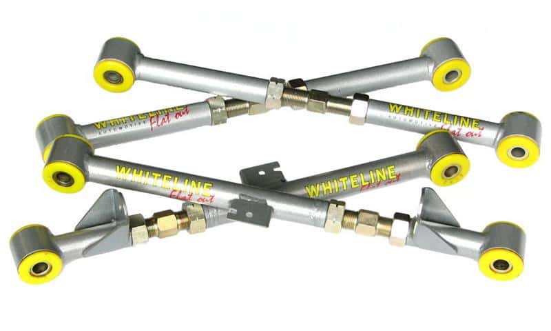Whiteline — Whiteline 05+ Ford Mustang Coupe (Inc GT & Shelby GT500) Rear C/A - Complete Lwr Rear Mounting Brkt
Bracket - view 5