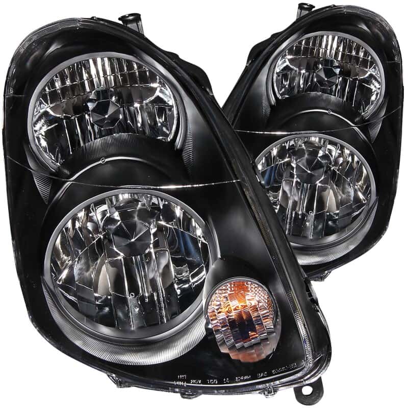ANZO — ANZO 2003-2004 Infiniti G35 Crystal Headlights Black
Head Light Set
HdLtSet - view 2