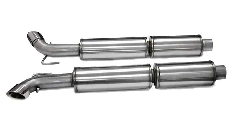 CORSA Performance — Corsa 2003-06 Dodge Viper 8.3L Polished Sport Cat-Back Exhaust (2.5in Inlet for Use w/ Stock Conv.)
Exhaust - view 2