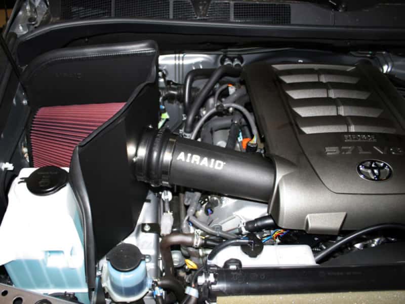 Airaid — Airaid 07-14 Toyota Tundra/Sequoia 4.6L/5.7L V8 CAD Intake System w/ Tube (Dry / Red Media)
Performance Air Inta
Air Intake System - view 2