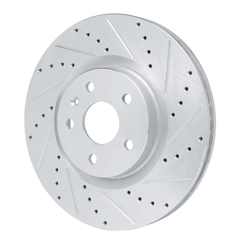 R1 Concepts — R1 13-19 Buick Regal Front Right Drilled & Slotted Silver Brake Rotor
R1 Brake Rotor Drill - view 2