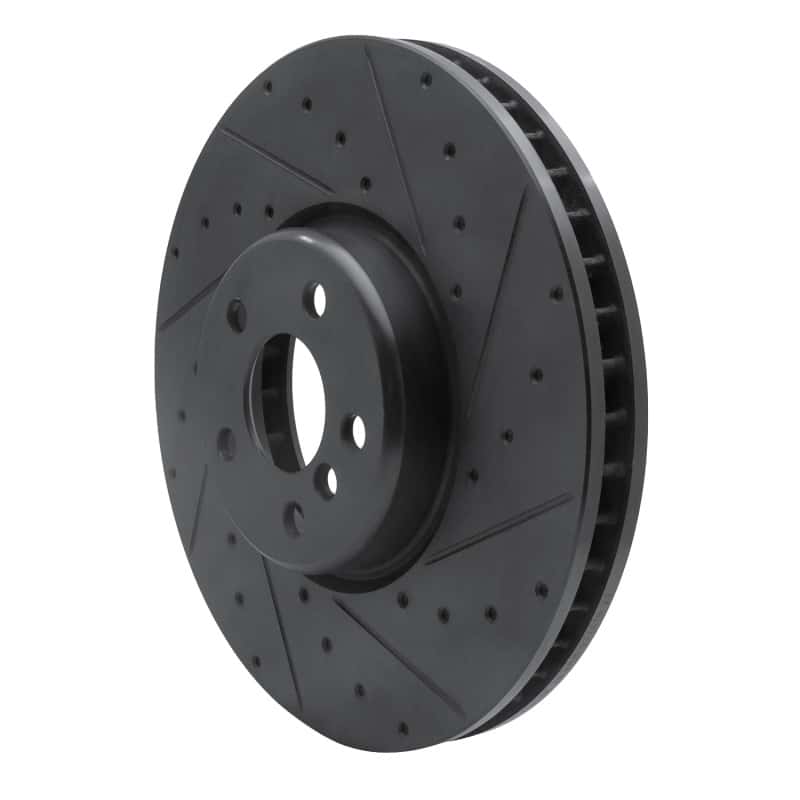R1 Concepts — R1 16-25 BMW 230I xDrive Right Front Drilled & Slotted Black Brake Rotor
R1 Brake Rotor Drill - view 2