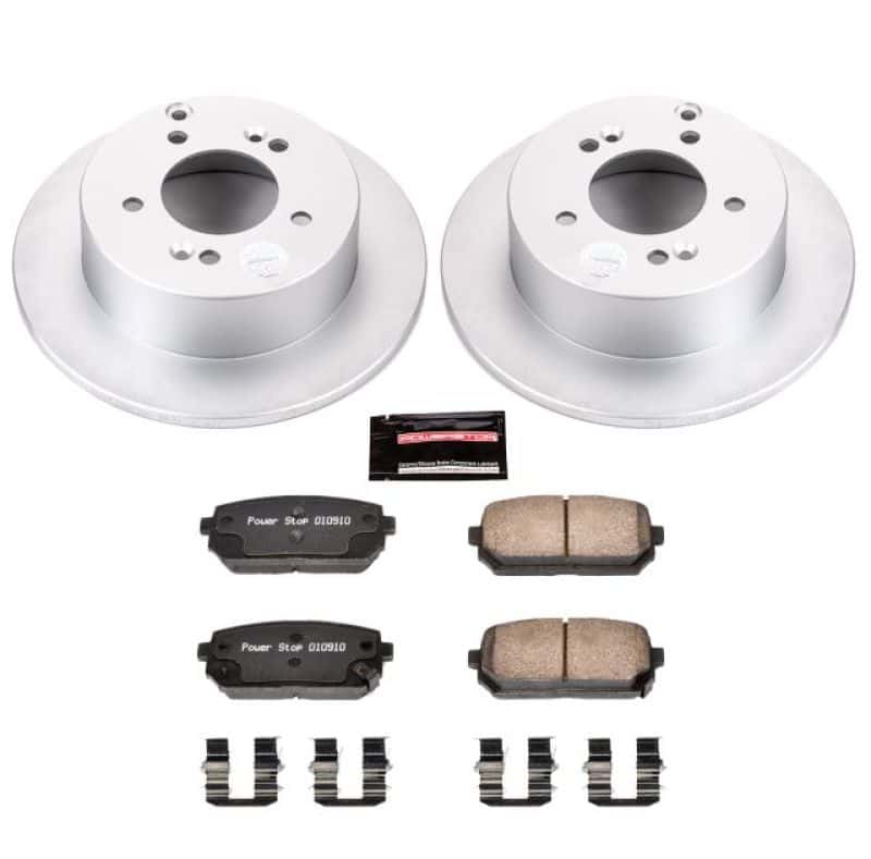 PowerStop — Power Stop 07-10 Kia Rondo Rear Z17 Evolution Geomet Coated Brake Kit - view 1