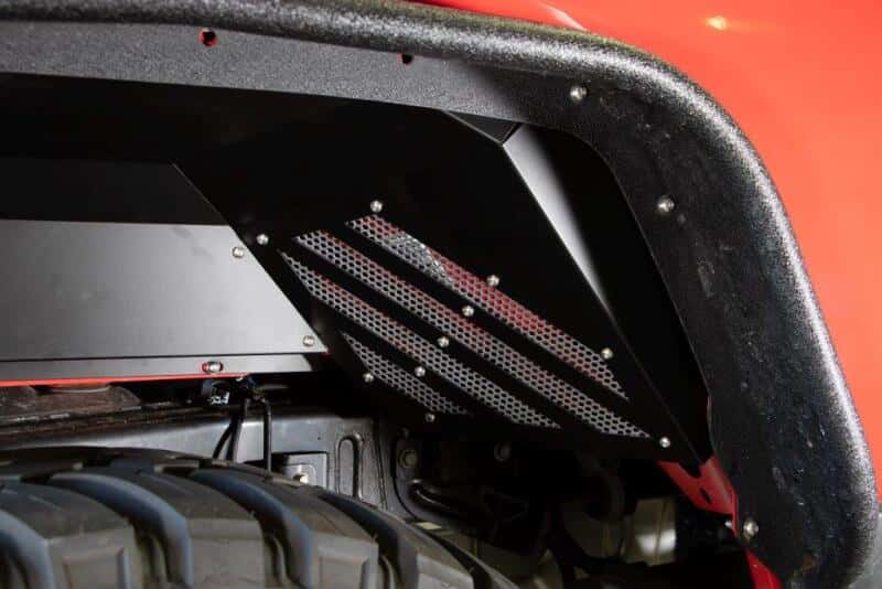 Fishbone Offroad — Fishbone Offroad 2020+ JT Gladiator Rear - Black Aluminum Inner Fenders - view 5