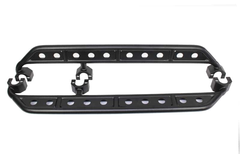 Fishbone Offroad — Fishbone Offroad 07-18 Jeep Wrangler JK 4 Door Steel Side Steps - Black Textured Powdercoat - view 2