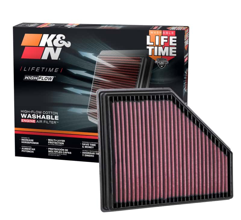 K&N Engineering — K&N 2019 BMW 330I L4-2.0L Turbo F/I/DSL Replacement Drop In Air Filter
Replacement Air Filt
Air Filter - view 5