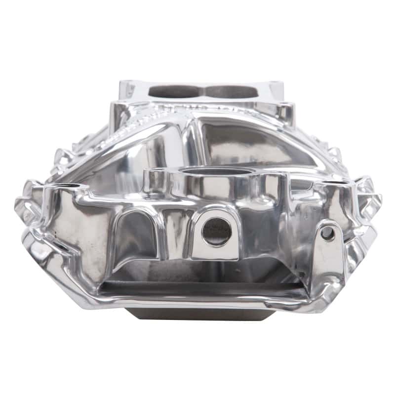 Edelbrock — Edelbrock Polished B/B Chev Rect Port RPM Air-Gap Manifold
MANIFOLD - view 8