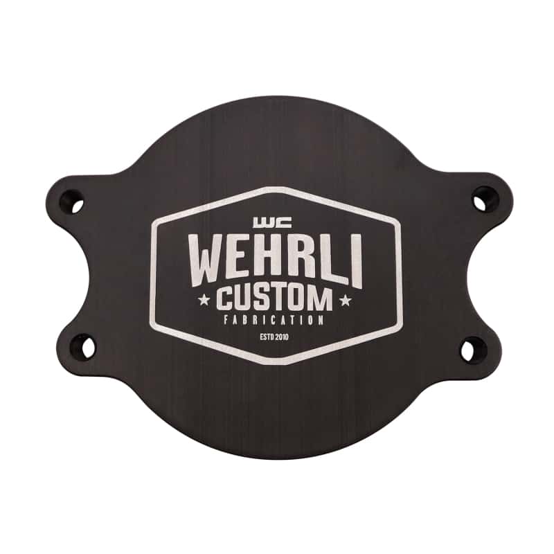Wehrli — Wehrli 01-16 Chevrolet 6.6L Duramax Valley CP3 Block Off Plate
CP3 Block Off Dmax
WCF100024
 - view 3