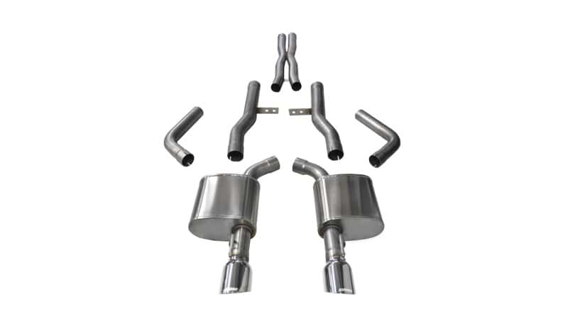 CORSA Performance — Corsa 2015-2023 Dodge Charger SRT/Scat Pack/R/T 6.4L Polished Xtreme Cat-Back Exhaust
Exhaust - view 3