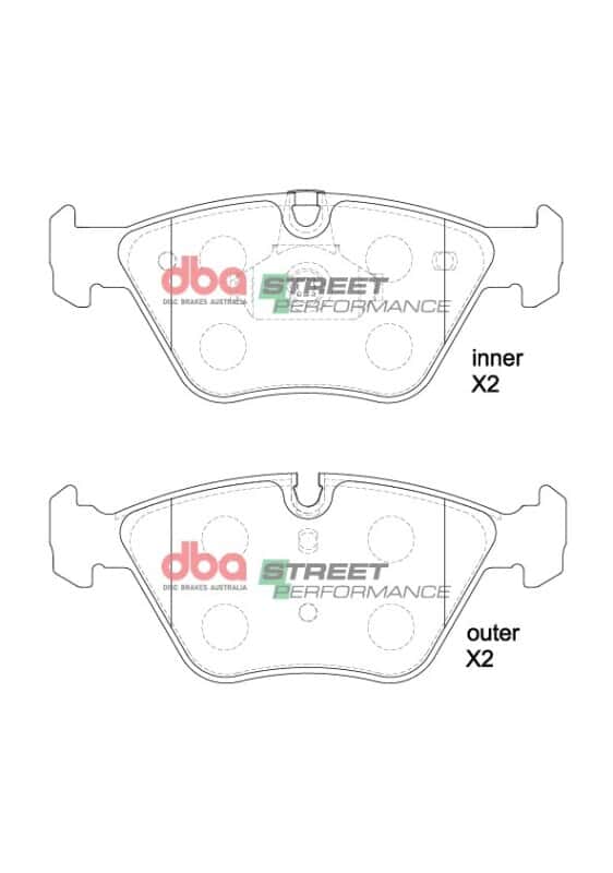 DBA — DBA 01-06 BMW 330i/330Ci (E46) SP Performance Front Brake Pads
Brake Rotor - view 2