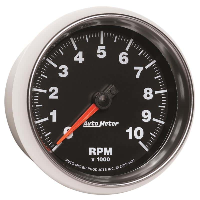 AutoMeter — Autometer GS 3-3/8in 10000 RPM In-Dash Tachometer Gauge
3-3/8" TACH, 10,000 - view 6