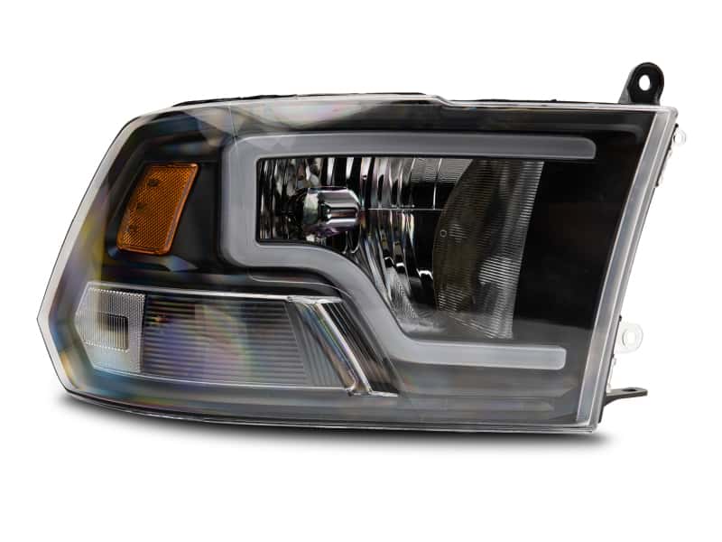 Raxiom — Raxiom 09-18 Dodge RAM 1500 LED Bar Headlights- Black Housing (Clear Lens)
Headlights - view 4